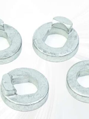 Placa de rotor de 10 x 12 x 4 x 20 mm para motor de bicicleta eléctrica