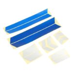 Pegatinas para la carrocería del scooter (plata, plata y azul) - Imagen 2