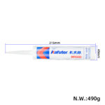 Sellador denso resistente a altas temperaturas Kafuter K-704NB negro de 300 ml - Imagen 2