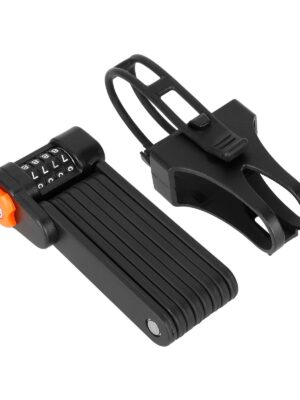 Candado antirrobo plegable con código para bicicleta