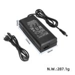Cargador Ulip 18 V ~ 42 V 1,7 A con certificación CE y FCC y conector DC 2,1 (enchufe estadounidense) - Imagen 2
