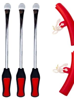 3 palancas multifunción de 29 cm con 2 cubiertas protectoras para las ruedas