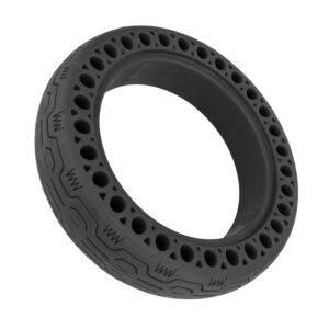 Neumático sólido de panal de 8 1/2 x 2 pulgadas (negro)