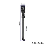 Pata de cabra negra de 23 cm para patinete DUALTRON THUNDER - Imagen 2