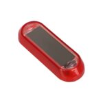 Luz trasera de advertencia solar para motocicleta con carcasa roja (luz roja) - Imagen 5