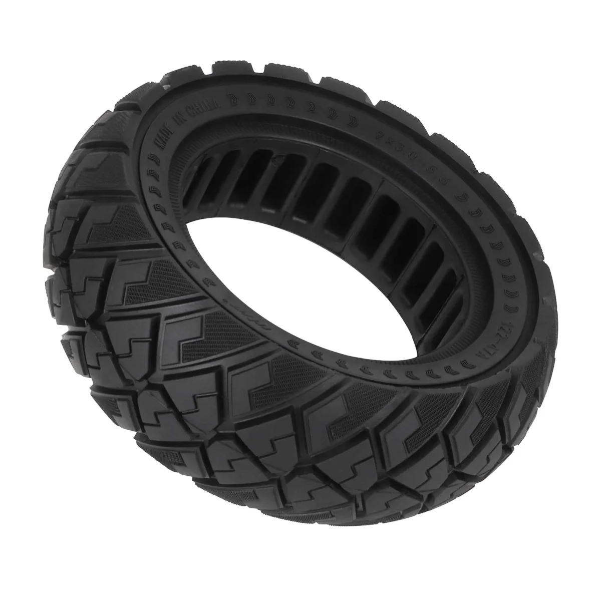 Neumático sólido todoterreno Ulip 9*3.0-5.5 con diseño de diamante negro - Imagen 5