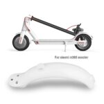 Guardabarros trasero blanco con gancho y tornillos para patinete M365 - Imagen 4