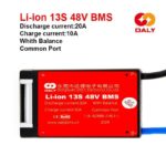 Placa de protección BMS de batería DALY 48V 20A 13S con cable