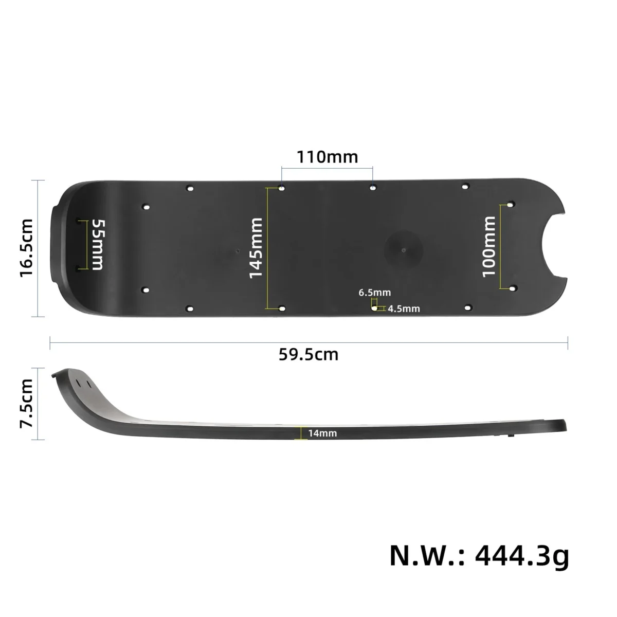Placa de cubierta de plástico del marco original del Xiaomi 6 Lite - Imagen 2
