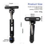 Soporte ajustable V2 Negro para patinetes Xiaomi - Imagen 2