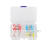 50 tubos medianos termorretráctiles impermeables con caja