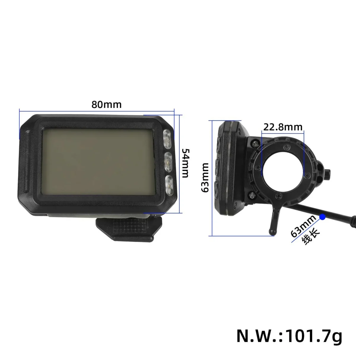 Pantalla de 36 V a 60 V con enchufe impermeable para scooter Kugoo G-Booster - Imagen 2