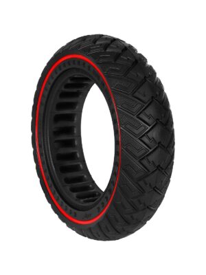 Neumático todoterreno sólido Ulip 9.5*2.5 con círculo rojo