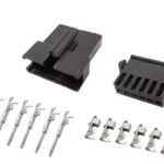 Carcasa de plástico macho y hembra SM-6P con juego de terminales