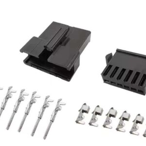 Carcasa de plástico macho y hembra SM-6P con juego de terminales