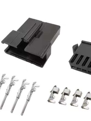 Carcasa de plástico macho y hembra SM-6P con juego de terminales