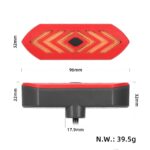 Luz trasera de intermitente Ulip para patinete Xiaomi M365/1S (modelo con carga por control remoto) - Imagen 4