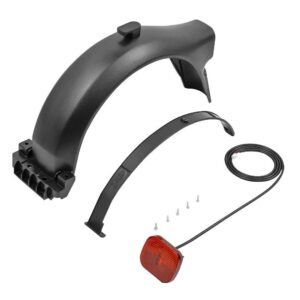 Guardabarros trasero F30D F40D + luz trasera + gancho + tira de goma (con tornillos)