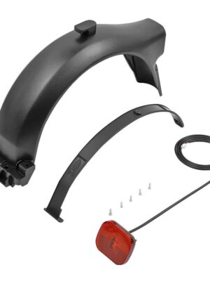 Guardabarros trasero F30D F40D + luz trasera + gancho + tira de goma (con tornillos)