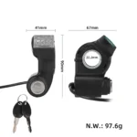Cerradura eléctrica con conector hembra impermeable para Kugoo G2 Pro - Imagen 2