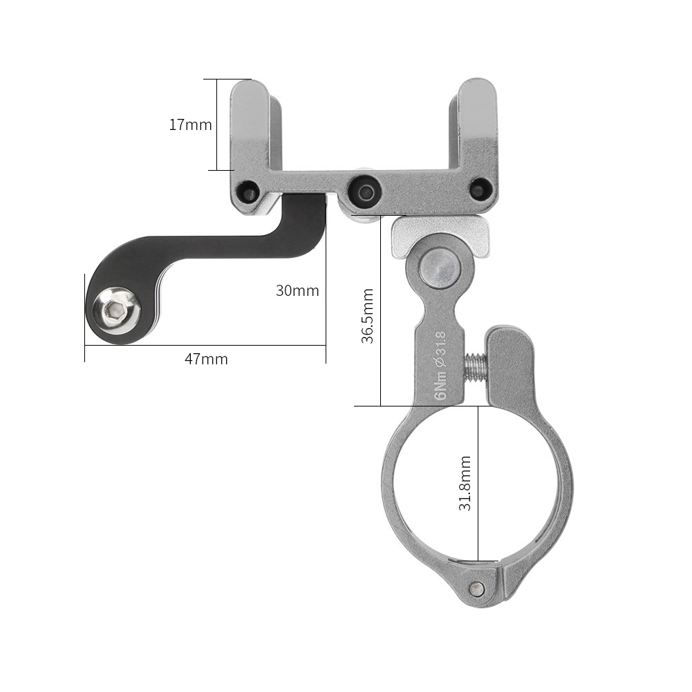 Soporte para teléfono móvil de titanio GUB G-89 - Imagen 4