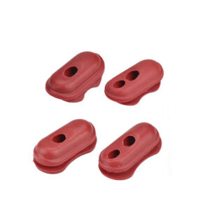 Juego de 4 piezas de silicona roja M365