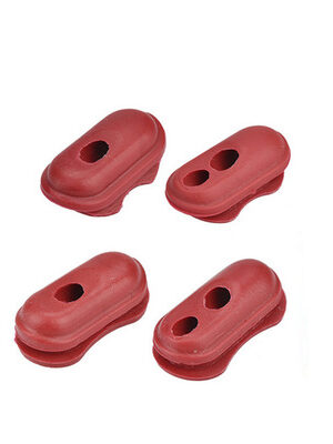 Juego de 4 piezas de silicona roja M365
