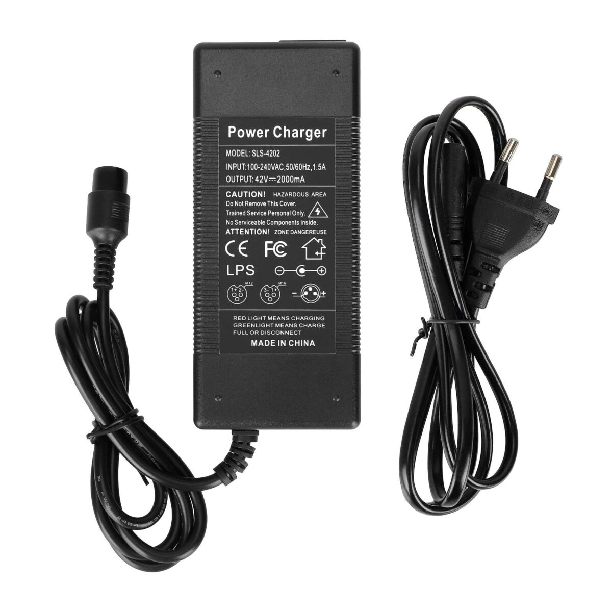 Cargador de 42 V 2 A con GX16 (enchufe UE) - Imagen 3
