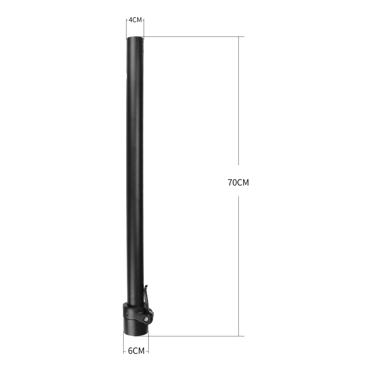 Poste negro para scooter Pro - Imagen 2