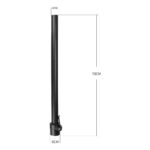 Poste negro para scooter Pro - Imagen 2