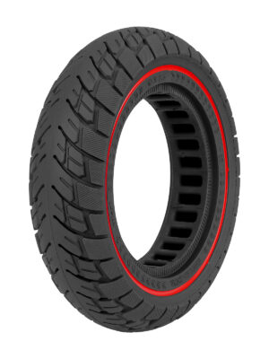 Neumático sólido Ulip 10*2.5 con círculo rojo (ranura de 37 mm)