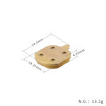 Pastillas de freno de disco totalmente metálicas para HAYES SOLE MX2/MX3/MX4/MX5 - Imagen 4