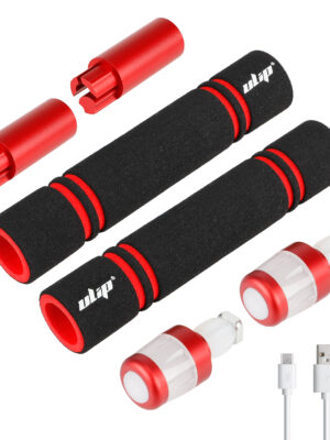 Juego de extensores de agarre Ulip con carga USB y luz para scooters Xiaomi y ES (RRB)