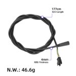 Cable de pantalla/controlador negro para patinete Smartgyro K2 SmartGyro-Speedway/Rockway - Imagen 2
