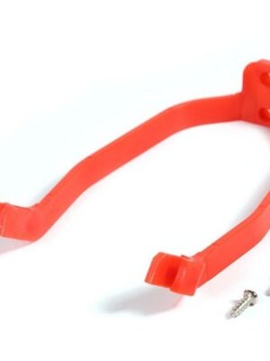 soporte de guardabarros trasero rojo