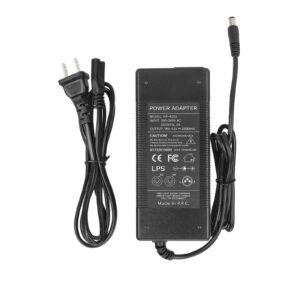Cargador estándar de EE. UU. de 18 V a 42 V, 2 A, CC y 2,1