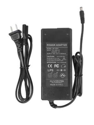Cargador estándar de EE. UU. de 18 V a 42 V, 2 A, CC y 2,1