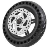 Llanta de rueda de 8 1/2*2 + neumático sólido + disco de freno de 120 mm para scooter Pro y Pro 2