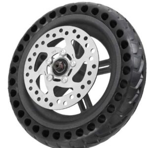 Llanta de rueda de 8 1/2*2 + neumático sólido + disco de freno de 120 mm para scooter Pro y Pro 2