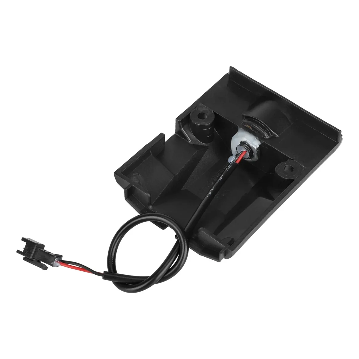 Esquina frontal izquierda envolvente Kukirin G2 Pro DB con luz LED de ojo de gato (negro y naranja) - Imagen 4