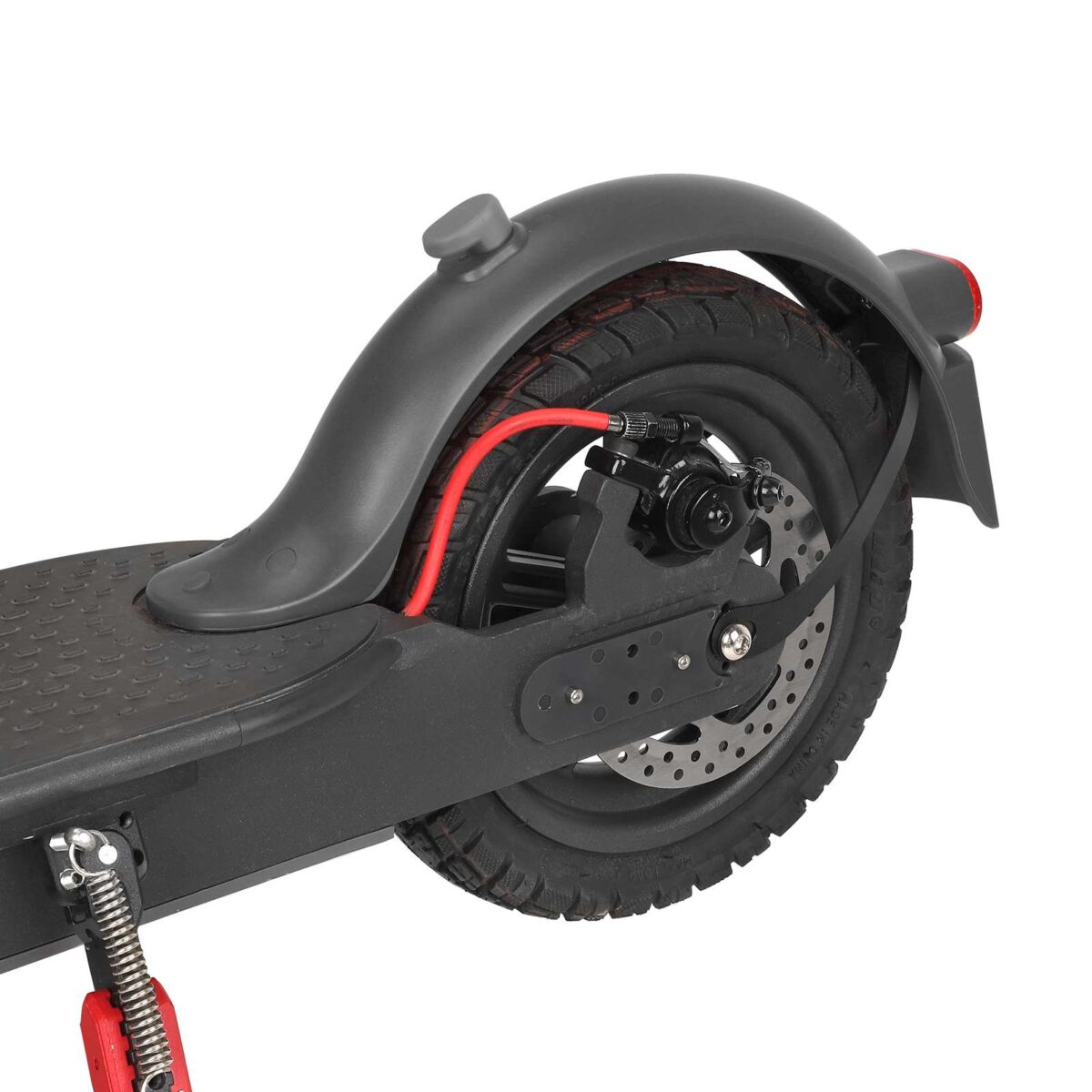 Kit de guardabarros trasero gris con luz, soporte metálico y gancho para patinete M365 Pro/Pro2 - Imagen 2