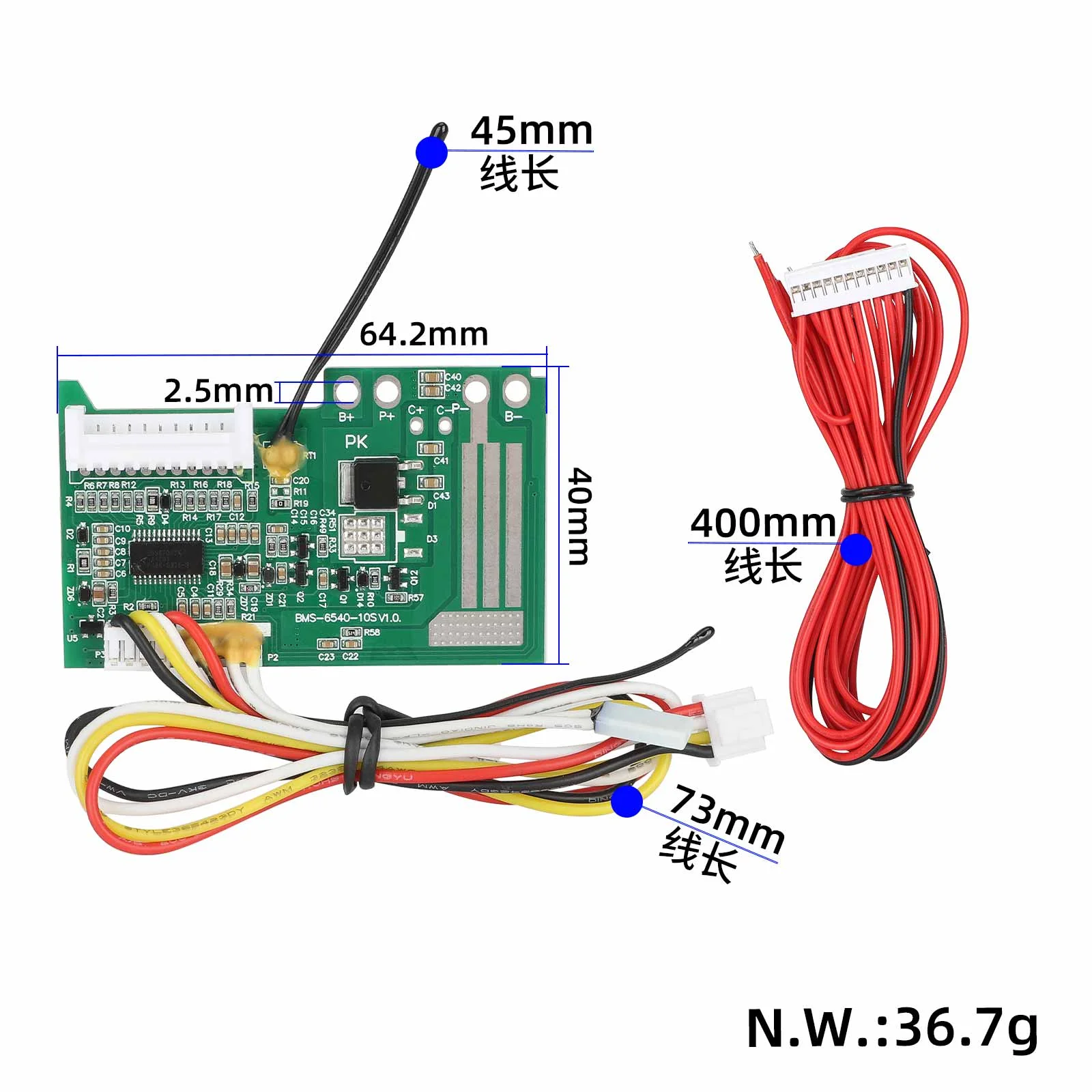 Placa de protección BMS de batería con cable para scooters F20/F25/F30/F40 - Imagen 2