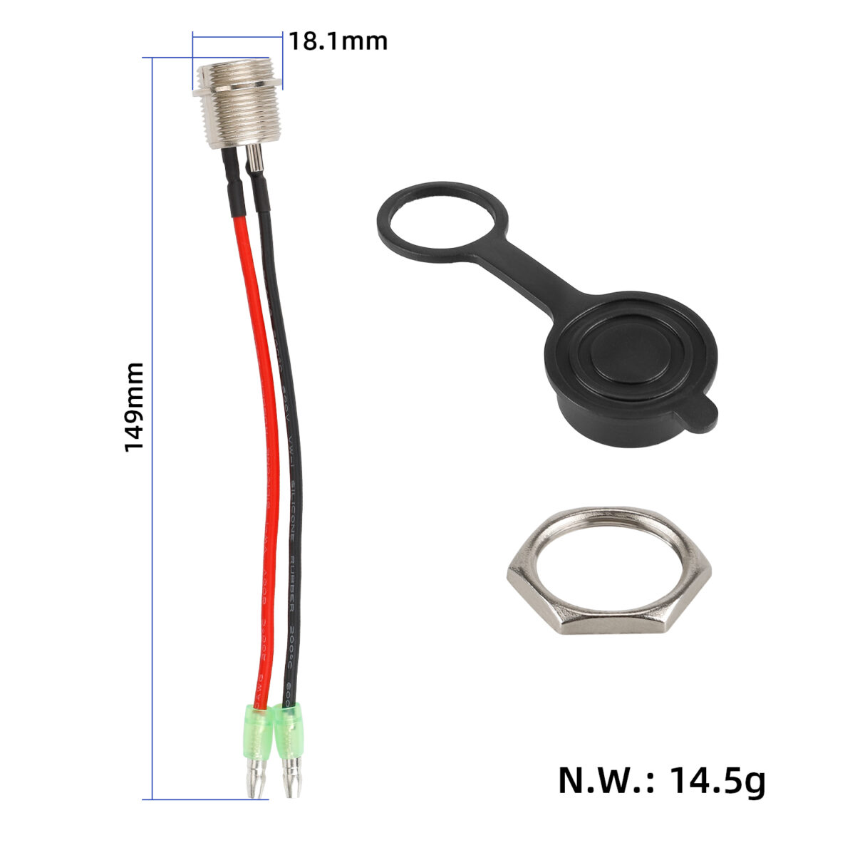 Cable de carga GX16 con conector en línea - Imagen 6