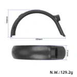 Guardabarros trasero con soporte delantero para patinete Xiaomi 4 Ultra - Imagen 2