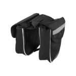 Bolsa grande para bicicleta de montaña, redonda, negra - Imagen 6