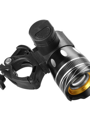 Linterna frontal LED XML T6 recargable por USB