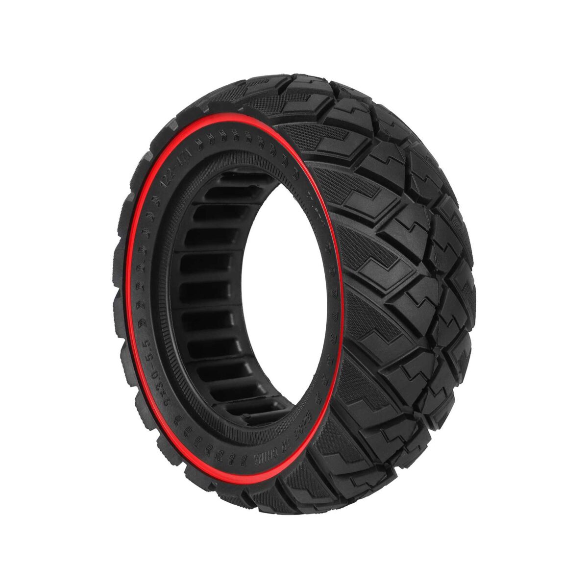 Neumático todoterreno sólido Ulip 9*3.0-5.5 con forma de diamante y círculo rojo - Imagen 4