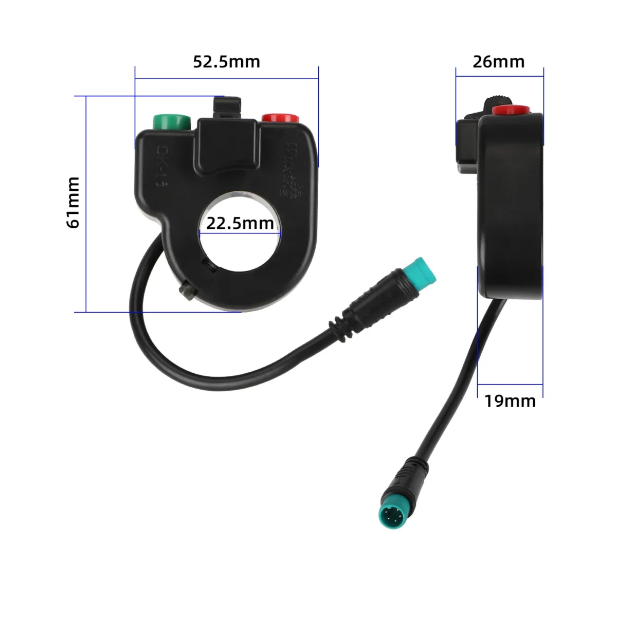 Interruptor de faros y bocina para Kugoo M4 - Imagen 2