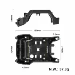 Carcasa trasera de la luz de posición delantera original del Segway Ninebot ZT3 Pro - Imagen 2