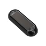 Luz trasera de advertencia solar para motocicleta con carcasa negra (luz roja y azul) - Imagen 5